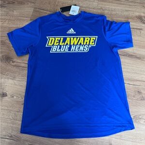 Adidas Delaware University Blue T-Shirt Size Medium